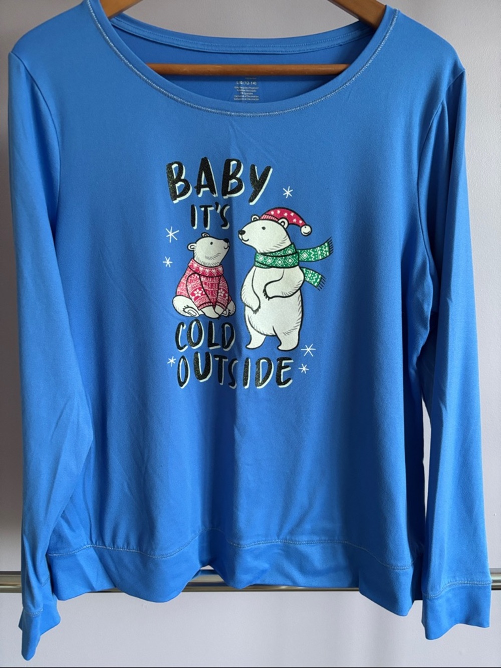 Secret Treasures Blue Cozy Sleep Shirt